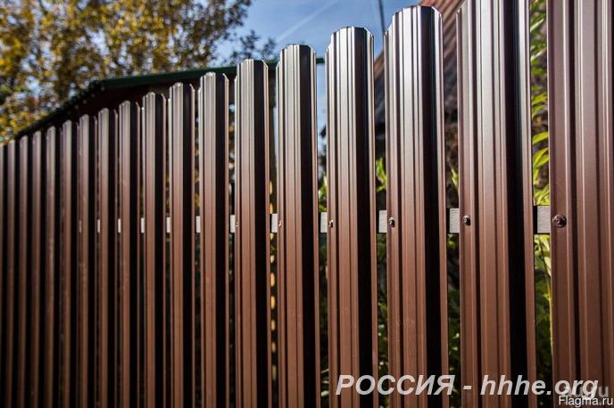 Штакетник металлический