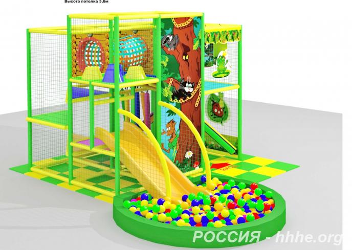 Детский игровой лабиринт для торгового центра