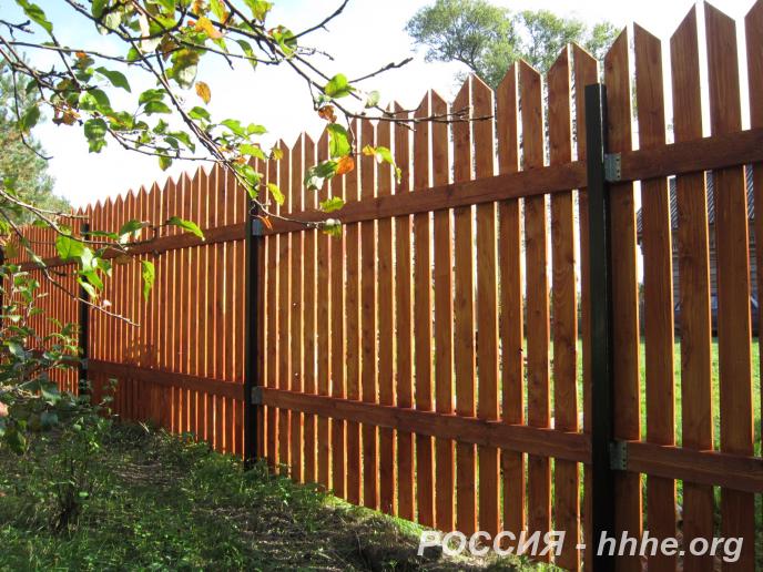 Деревянные заборы