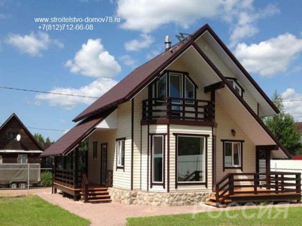 Каркасный дом, строительство эко домов в СПБ