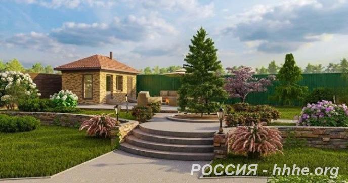 Ландшафтный дизайн дачного участка в Москве и Московской области от ст ...