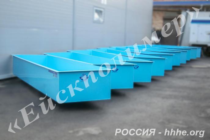 Лотки и бассейны для выращивания рыбы
