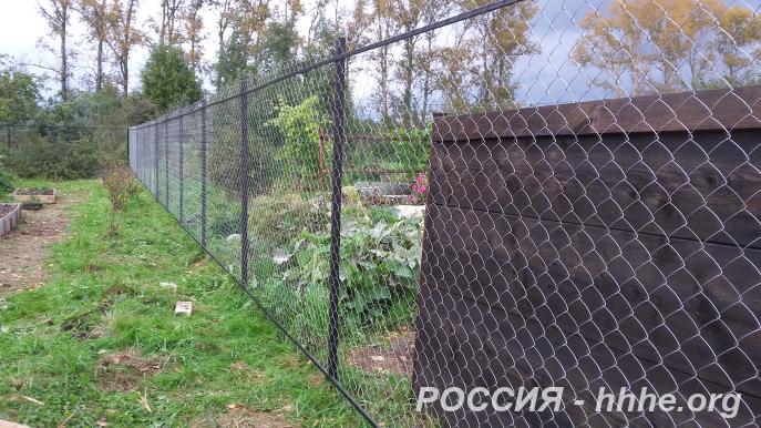 Забор из сетки Рабица