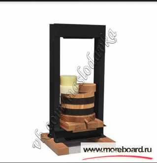 Маслопресс для холодного отжима масла в дубовой бочке