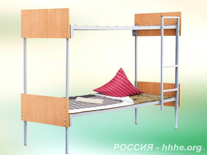 Металлические кровати от производителя, кровати для вагончиков