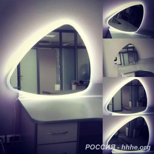 Оригинальные зеркала с подсветкой